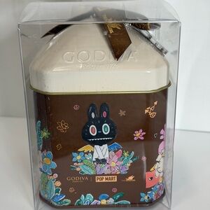 Godiva x Pop Mart Labubu Collab Limited Edition Gift Tin Dark Chocolate New